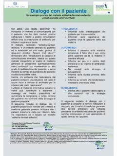 Rappresentazione del dialogo paziente tra il missionario e l'altro, basato sull'ascolto