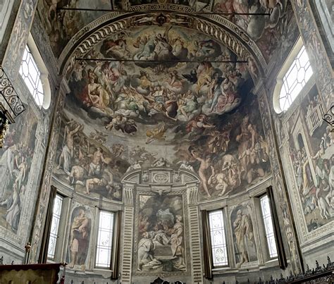 Affresco del Giudizio Universale di Camillo Procaccini nell'abside della Basilica di San Prospero