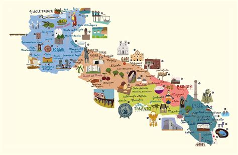 Mappa o veduta panoramica della località di Puglia, Arezzo
