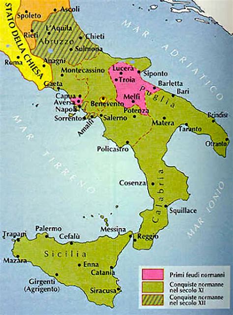 Mappa storica della Baronia di Civitate o della Battaglia di Civitate