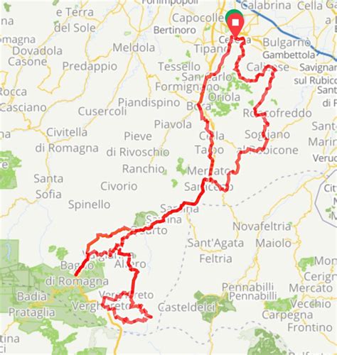 Paesaggio montano della Valle del Savio con un antico eremo