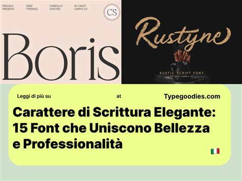 Scrittura elegante della parola