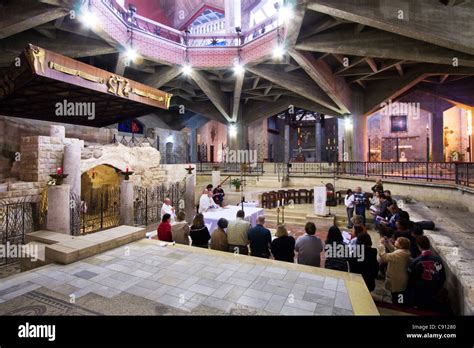 Interno della Basilica dell'Annunciazione a Nazareth