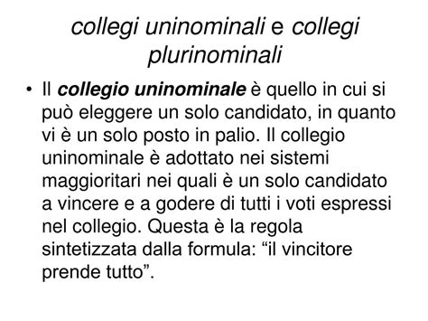 Diagramma che illustra la differenza tra collegi uninominali e plurinominali