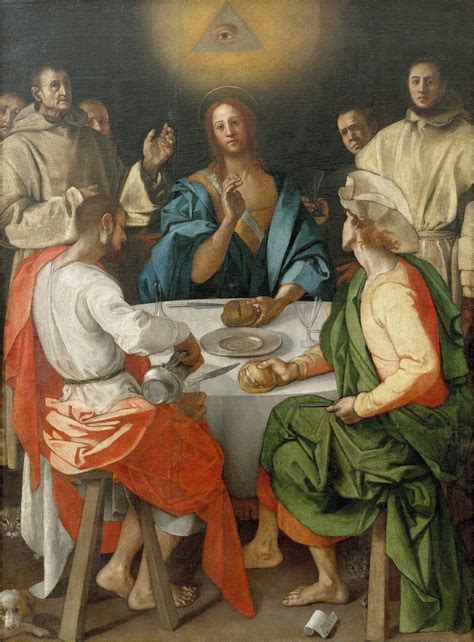 Jacopo Carrucci detto il Pontormo, Cena in Emmaus, 1525, olio su tela