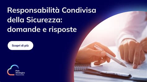 Schema che illustra il modello di responsabilità condivisa nella sicurezza cloud tra provider e cliente.