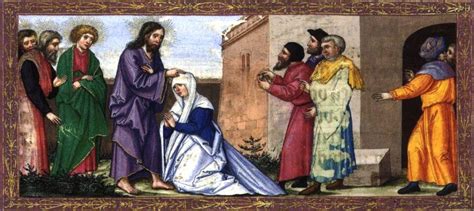 Illustrazione biblica che mostra Gesù che compie un miracolo