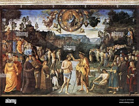 Battesimo di Cristo di Pietro Perugino, Cappella Sistina