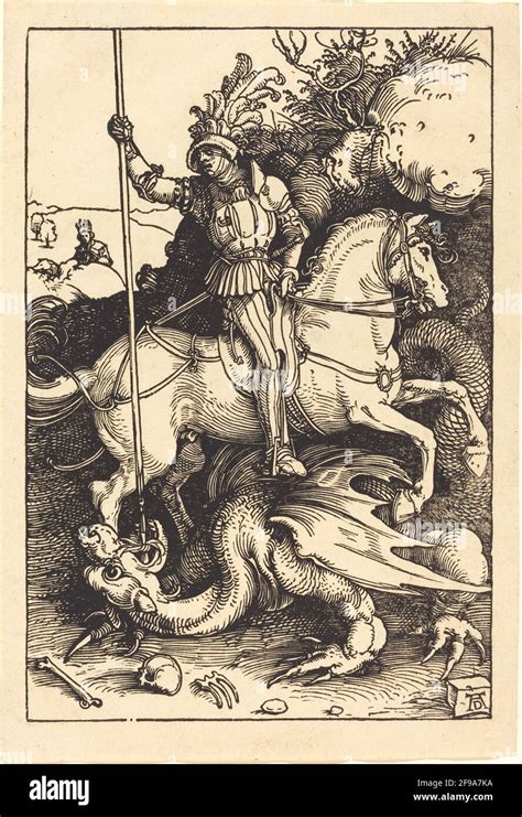 Foto di San Giorgio a cavallo che uccide il drago in stile iconografico