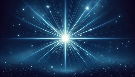 Illustrazione di un mare in tempesta con una stella luminosa che indica la rotta
