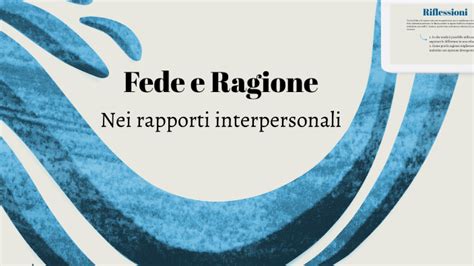 Schema concettuale del rapporto tra fede e ragione in Agostino