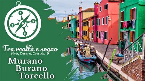 Acquerello delle isole di Venezia (Burano, Murano, Torcello)