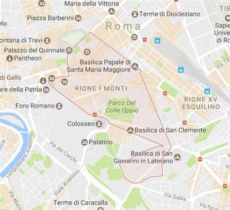 Mappa del Rione Parione con evidenziata la posizione di Santa Maria dell'Anima
