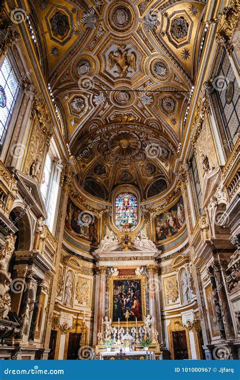 Vista interna della chiesa di Santa Maria dell'Anima