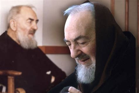 illustrazione di Padre Pio in bilocazione con la Madonna e la bambina
