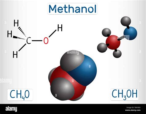 Schema scientifico che mette a confronto la struttura chimica del metanolo e dei suoi metaboliti con i processi enzimatici endogeni del corpo umano