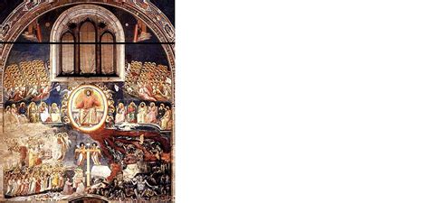 Iconografia del Giudizio Universale, con Cristo in maestà che separa le pecore (giusti) dalle capre (maledetti)