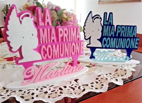 Nome del festeggiato personalizzato come centrotavola per onomastico