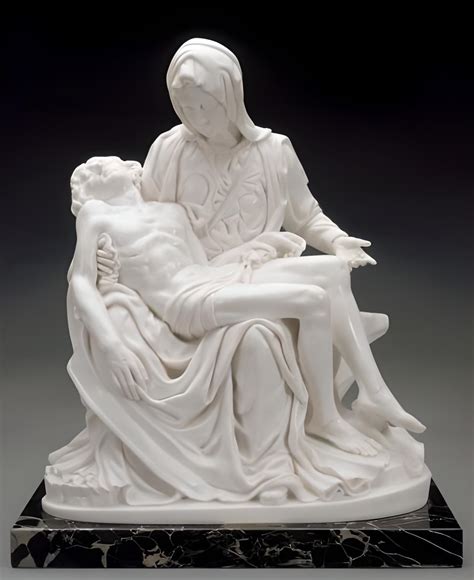 Scultura del Cristo Risorto in resina bianca con finitura in polvere di marmo
