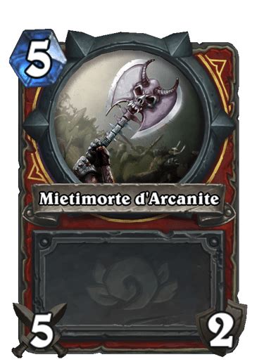 scheda dell'arma Mietimorte d'Arcanite in Hearthstone