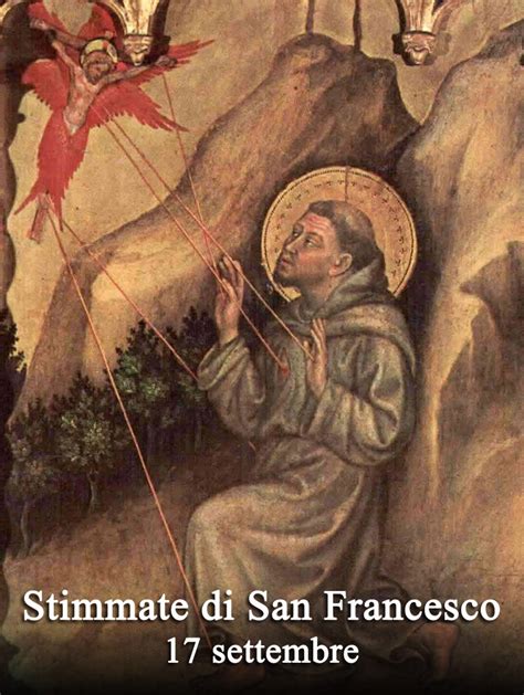 Rappresentazione pittorica di San Francesco con le stimmate