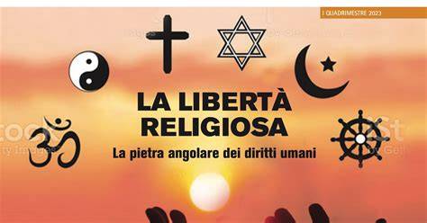 Immagine simbolica della libertà religiosa o del battesimo