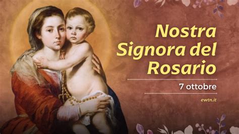 iconografia della Madonna del Rosario con data 7 ottobre