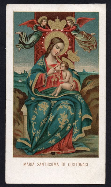 Immagine votiva della Madonna di Custonaci all'interno del Duomo di Erice