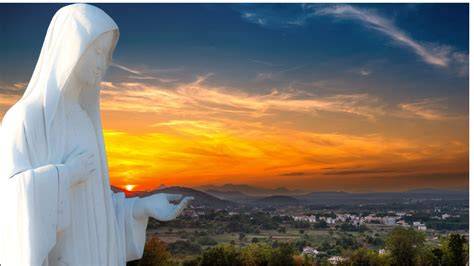 Mappa del sito delle apparizioni a Medjugorje