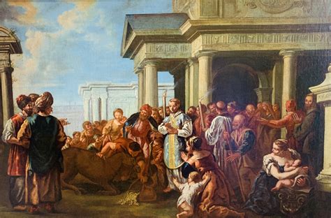 Dipinto raffigurante il miracolo dei pescatori a Leuca