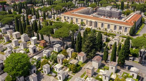 Vista panoramica del Cimitero Monumentale di Lecco