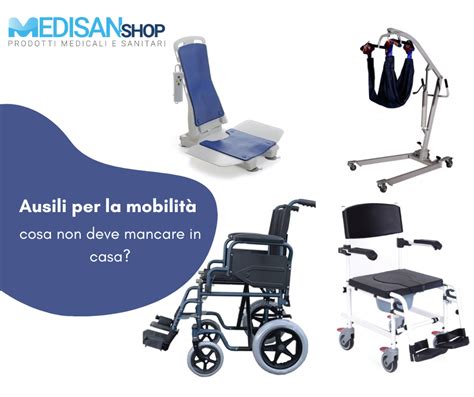 Foto di un magazzino ben fornito di ausili medici (letti, sedie a rotelle, deambulatori)