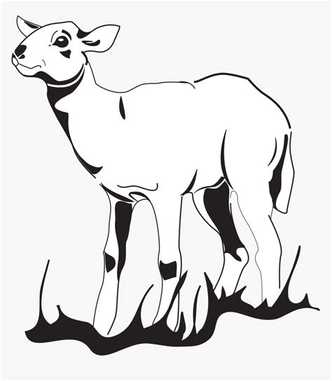 Crocefisso con un agnello stilizzato ai piedi