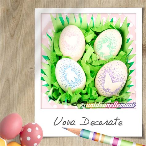 collage di idee creative per presentare le uova pasquali