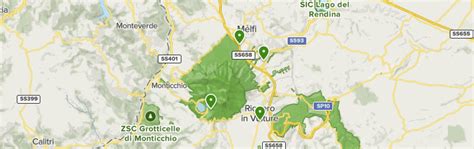 Mappa del Parco Naturale di Collserola con sentieri escursionistici