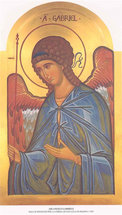 Iconografia dell'Arcangelo Gabriele in un'opera d'arte