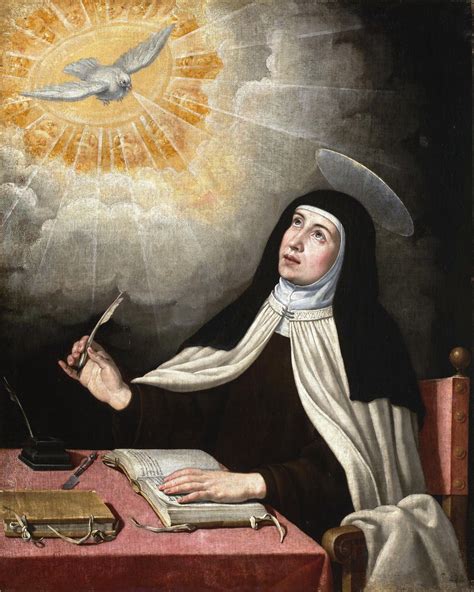 Ritratto di Santa Teresa d'Avila o Santa Teresa di Lisieux, o una rappresentazione artistica del nome Teresa