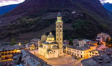 Veduta esterna della Chiesetta di Santa Perpetua a Tirano