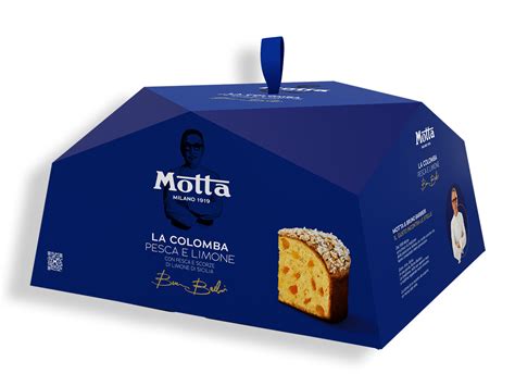 Locandina pubblicitaria storica della colomba Motta degli anni '30
