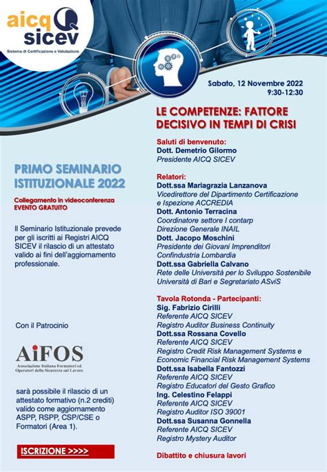 Locandina del seminario online 