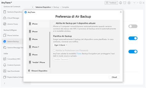 schermata delle preferenze di Native Access - gestione file