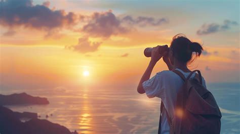 Thematic photo of a person with ALS looking hopefully towards a horizon, possibly with a caregiver in the background.