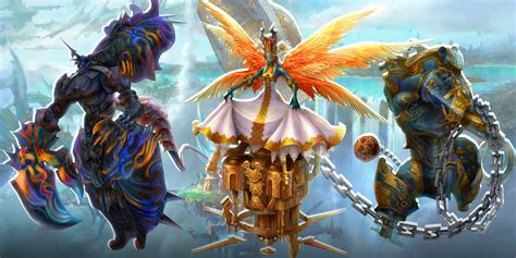 Artwork tematico Final Fantasy XII con gli Esper