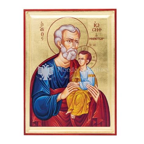 icona di San Giuseppe in meditazione silenziosa