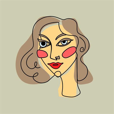 ritratto stilizzato di una donna empatica e comprensiva