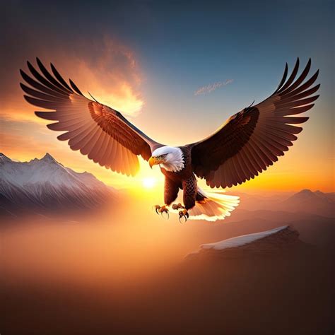 Illustrazione di un'aquila che spicca il volo verso il sole, simboleggiando la forza e la speranza rinnovata.