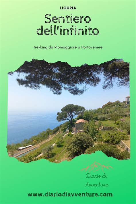 Infografica del sentiero da Riomaggiore a Montenero con punti di interesse