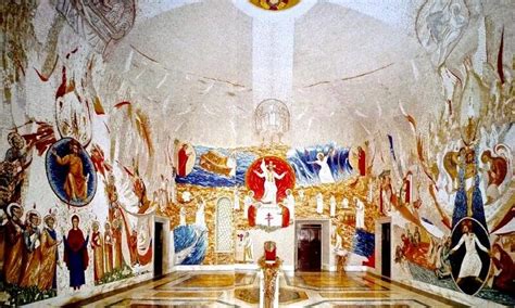 Mosaico di Marko Rupnik presso la cappella Redemptoris Mater in Vaticano
