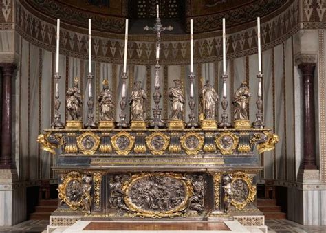 altare argenteo di Luigi Valadier nel Duomo di Monreale