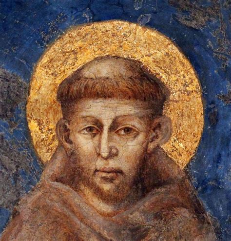 icona di San Francesco d'Assisi con sfondo cielo